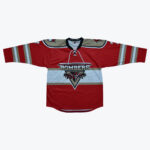 Red Bombers Ice Hockey Jersey Uniform