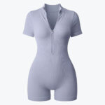 Ribbed Yoga Workout Rompers