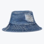 Distressed Denim Bucket Hat