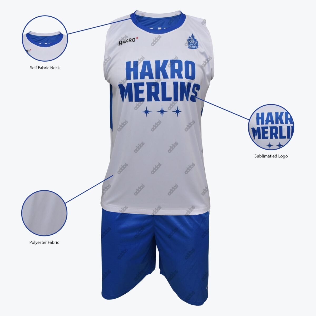 Reversible Hakro Merlins Basketball Uniform - Image 2