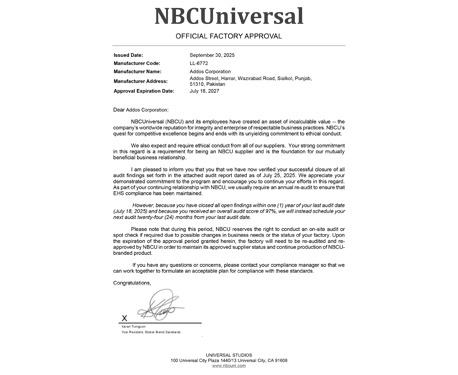 nbcu 2025 certificate thumbnail
